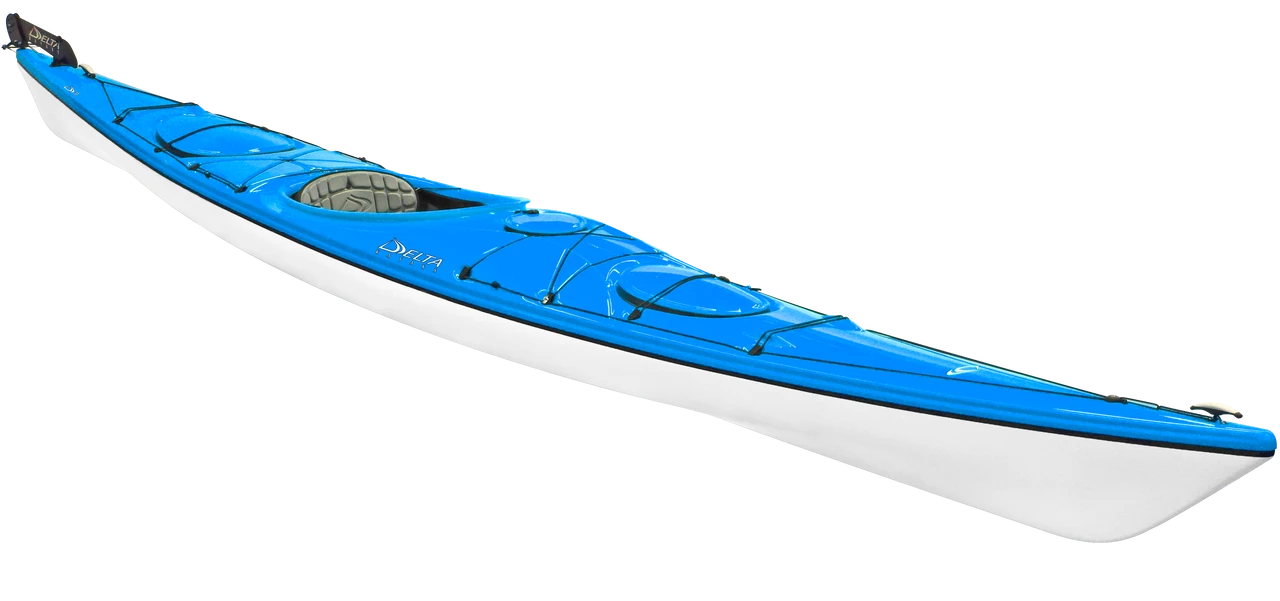 Delta 17 with Rudder | Kayak Delta 17 With Rudder | Kayak -Western Canoe Kayak 17 angle up blue 72508.1605393221
