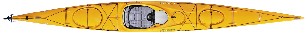 Delta 17 with Rudder | Kayak Delta 17 With Rudder | Kayak -Western Canoe Kayak 17 top yellow 91300.1605393400