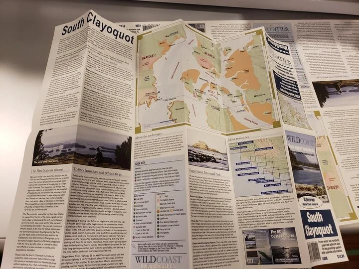 South Clayoquot Sound "Deck Topper" Kayaking/Marine Mapsheet #208 South Clayoquot Sound "Deck Topper" Kayaking/Marine Mapsheet #208 -Western Canoe Kayak
