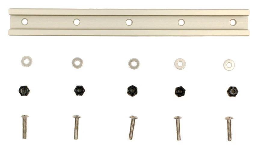 GearTrac, 8" w/SS Mounting screws YakAttack GearTrac, 8" W/SS Mounting Screws -Western Canoe Kayak GearTrac 8 34891.1547598841