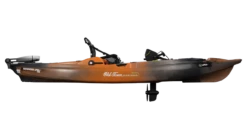 Sportsman BigWater E-PDL 132 | Kayak -Western Canoe Kayak OldTown SportsmanBigWaterEPDLPlus132 2023 Ember PropDown Side 24909.1756502175