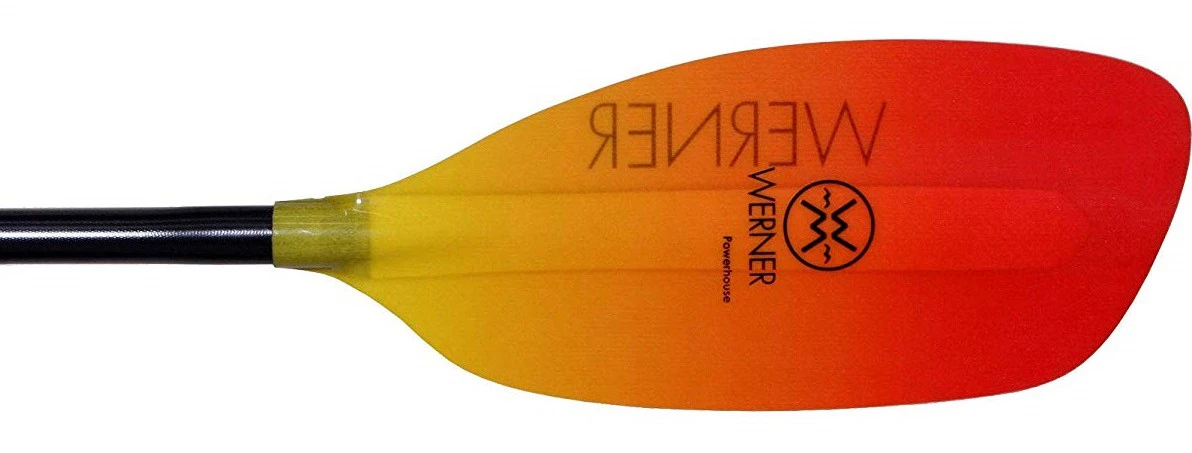 Powerhouse 1pc Straight Shaft Werner Paddles Powerhouse 1pc Straight Shaft -Western Canoe Kayak Powerhouse blaze 48623.1586988360