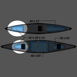 Float Bag Rec 25 X 30 X 15 -Western Canoe Kayak SoloBoworTandemEitherEnd Main 85655.1653414576