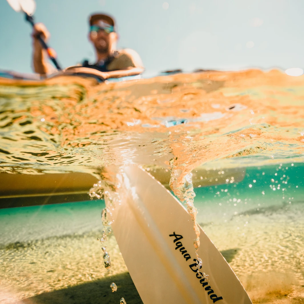 Sting Ray Hybrid 2pc Posi-Lok Sting Ray Hybrid 2pc Posi-Lok -Western Canoe Kayak Sting Ray Hybrid 2 piece Posi Lok White Lifestyle 2 77483.1682108920