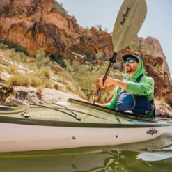Sting Ray Hybrid 4-Piece With Posi-Lok Ferrule -Western Canoe Kayak Sting Ray Hybrid 4 piece Posi Lok White Lifestyle 2 62664.1682110125