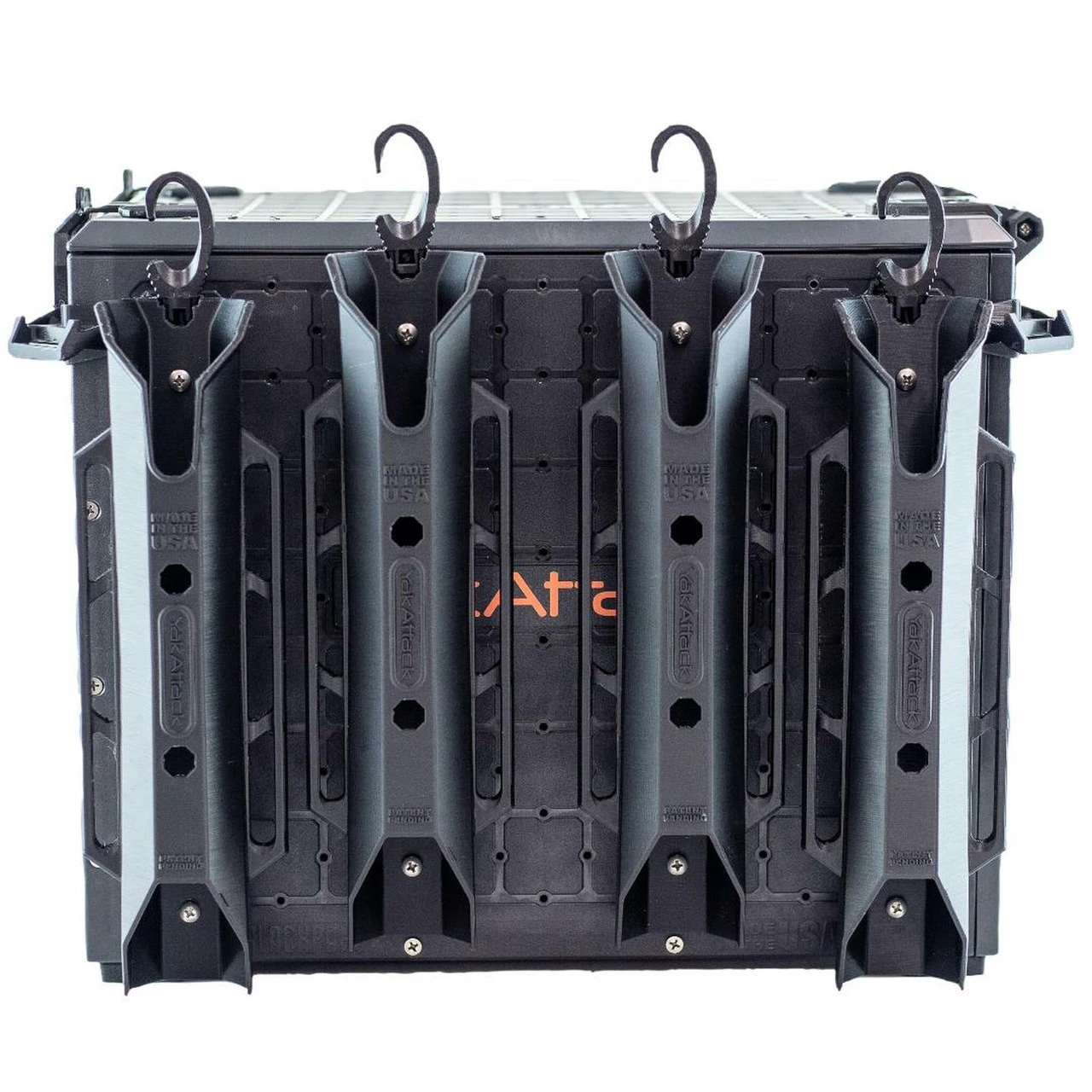 BlackPak PRO 16” x 16” w/6 Rod Holders YakAttack BlackPak PRO 16” X 16” W/6 Rod Holders -Western Canoe Kayak blackpak pro kayak fishing crate 16 x 16 blp pro