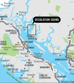 Desolation Sound Park Map -Western Canoe Kayak desolation sound bc mapkey 44552.1652911903