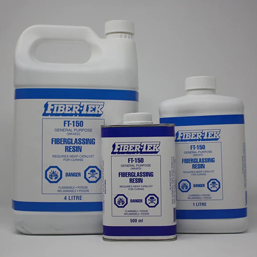 FT 150 Waxed GP Polyester Resin 500ml FT 150 Waxed GP Polyester Resin 500ml -Western Canoe Kayak fiberglass resin all 28519.1743533118