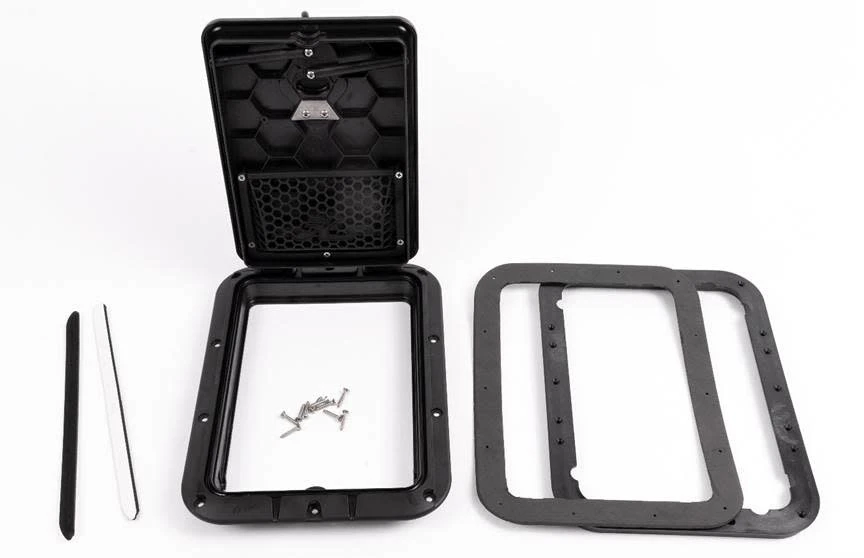 Rectangular Hatch Kit - Vertical Hobie Rectangular Hatch Kit - Vertical -Western Canoe Kayak hobie rectangular hatch kit vert 31818.1583965274