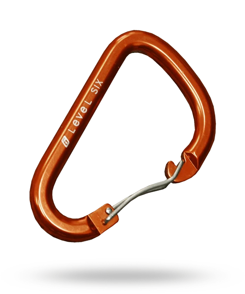 Paddle Biner Level Six Paddle Biner -Western Canoe Kayak paddle carabiner safety level six