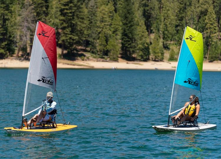 Sail Kit Aqua/Lime Hobie Sail Kit Aqua/Lime -Western Canoe Kayak sailkit gallery 3 43019.1721158200