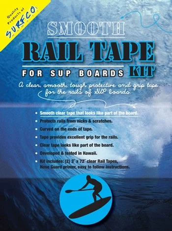 SUP Rail Tape SUP Rail Tape -Western Canoe Kayak surfco smooth rail tape kit 92813.1656976085