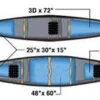 Float Bag 3D X 32 -Western Canoe Kayak wenonah wenonah float bags 52135.1587498959